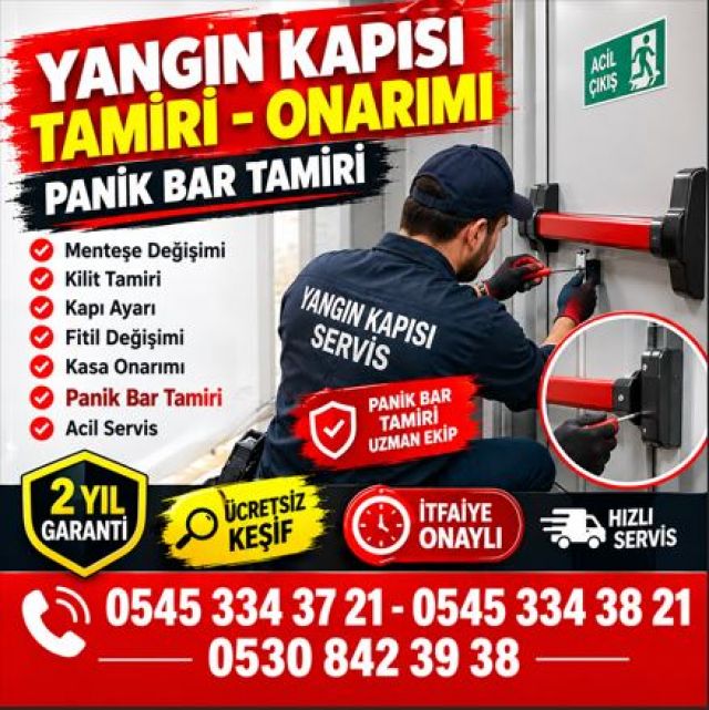 Maltepe Yangın Kapısı Tamiri | Uygun Fiyatlı Bakım ve Onarım