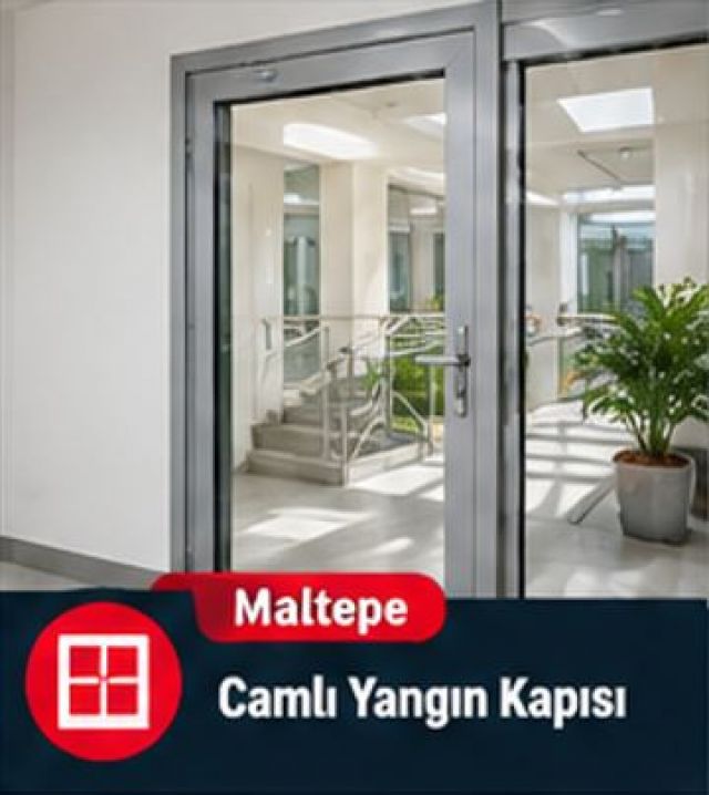 Maltepe Camlı Yangın Kapısı