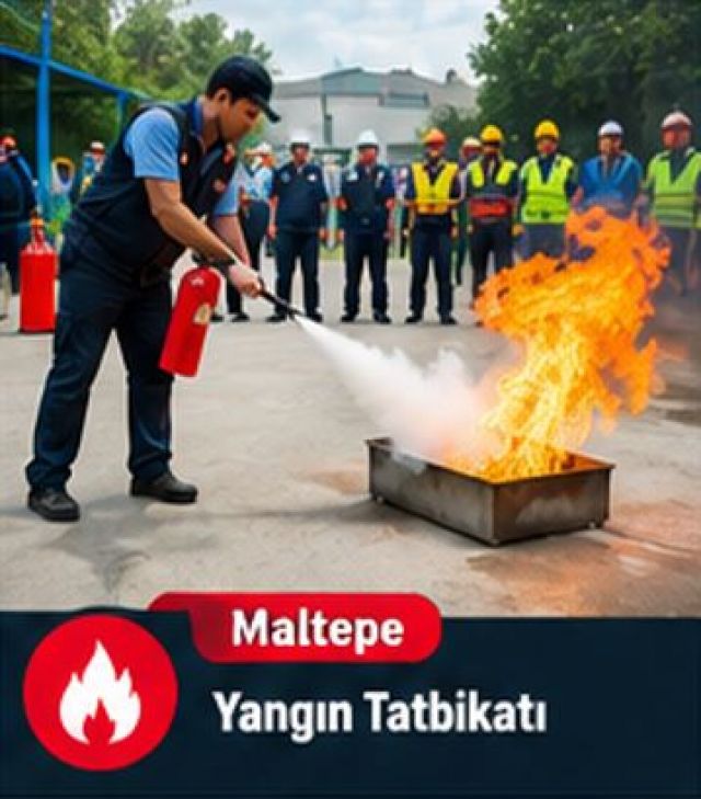Maltepe Yangın Tatbikatı